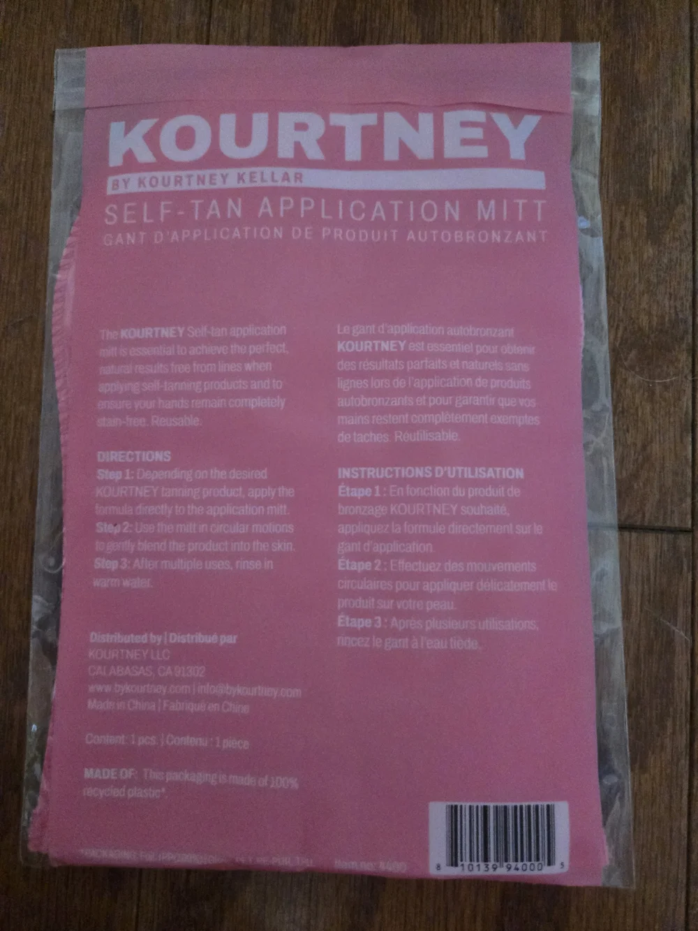 Kourtney Kellar Self-Tan Mousse, Mitt, And Application Sponges